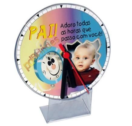 relogio acrilic